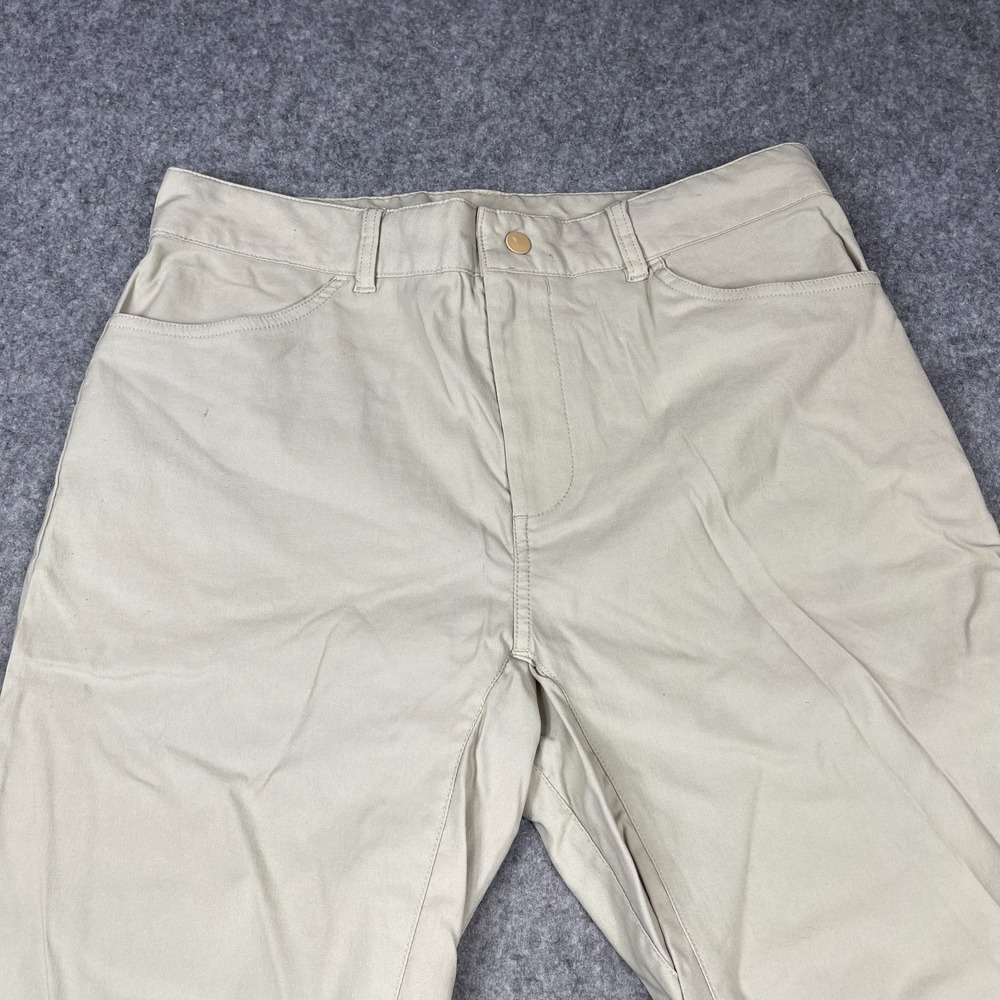The‎ North Face Pants Mens 32 Khaki Nylon Stretch Hiking Travel Zip Pocket Tech - Picture 3 of 14